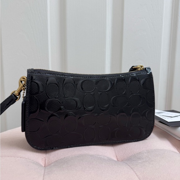 Coach Penn Shoulder Bag Black Patent - Picture 5 of 15